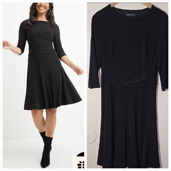 Rekucci Dresses & Skirts - Rekucci Flared Black Women's Dress